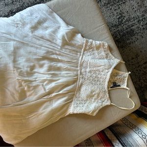 American Eagle White Lace Dress